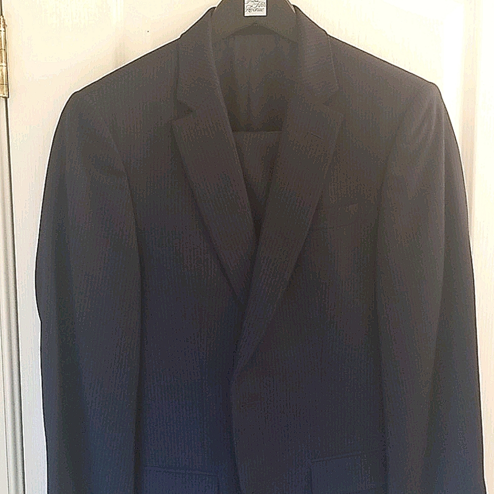 Hugo Boss blue suit